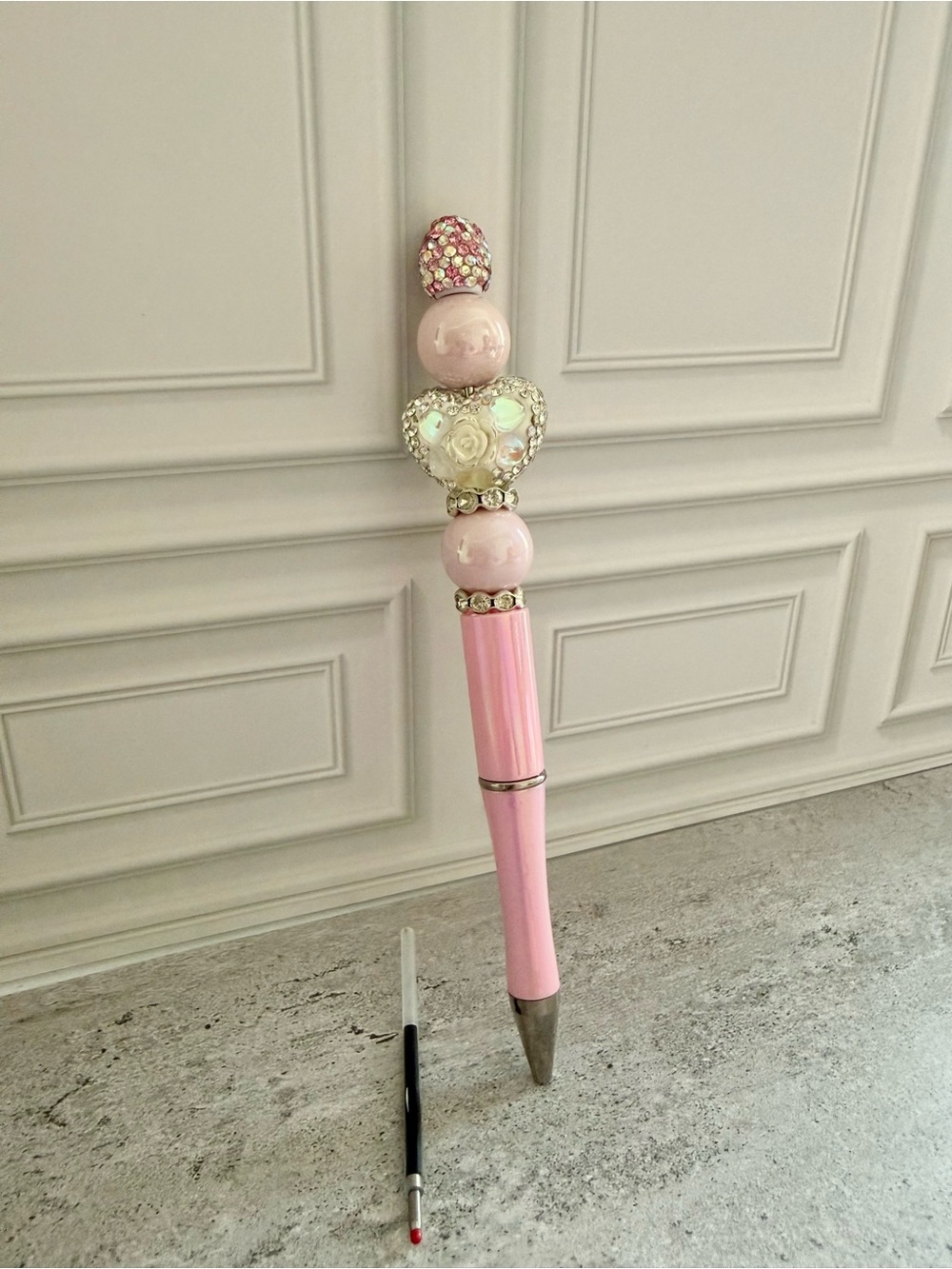 🩷✨Beautiful Pink Rhinestone Embellished Ombre Pen 🎀
